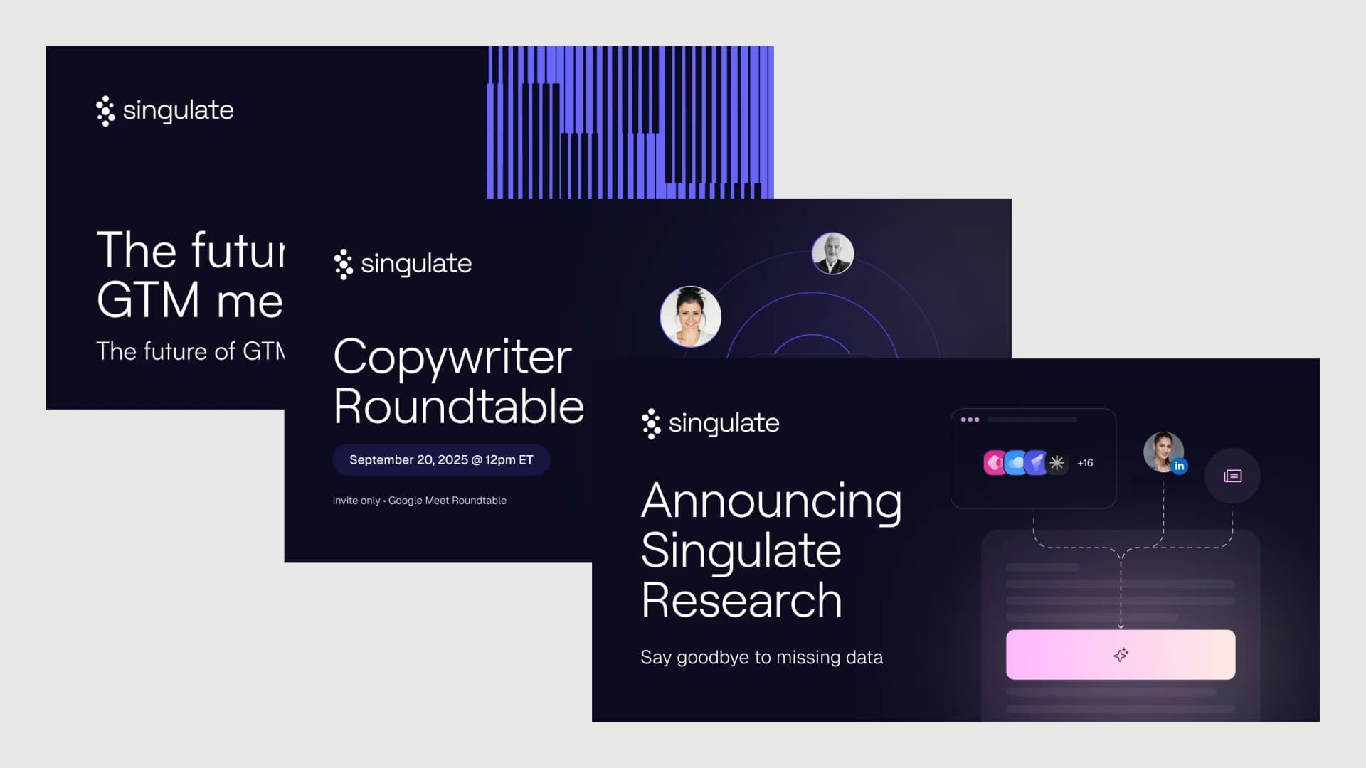 Singulate assets