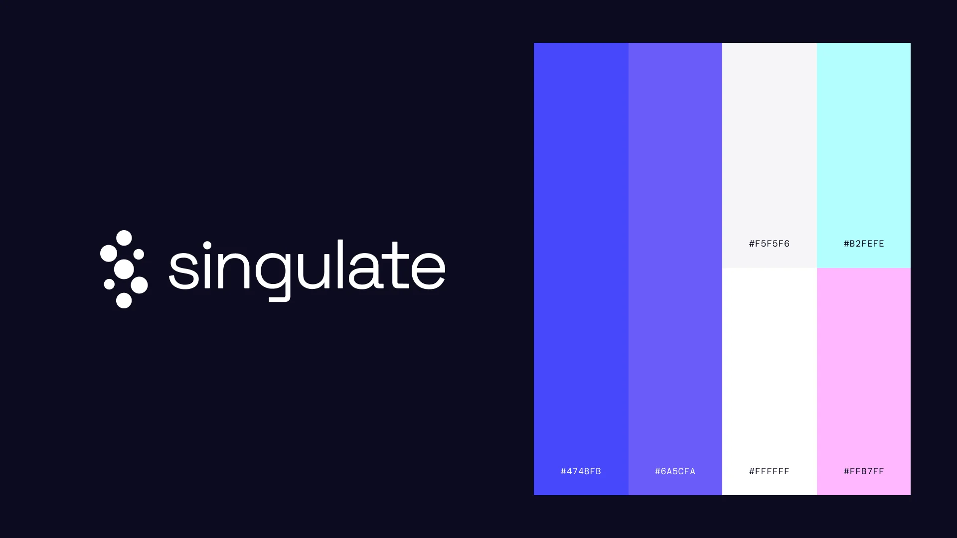 Singulate brand card