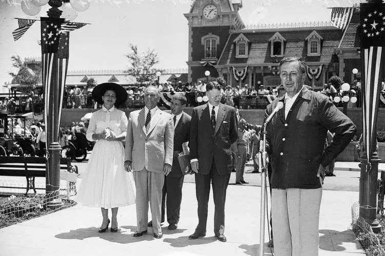 Disneyland opening day in Anaheim, California